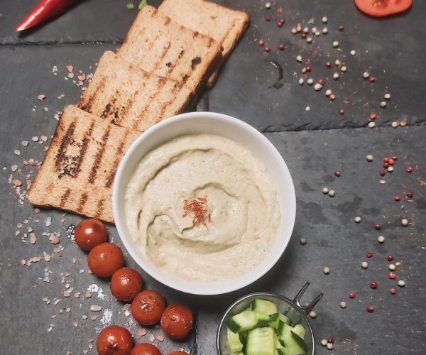 Salata spumoasa din vinete